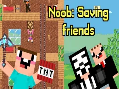 Jogo Noob: salvar amigos online