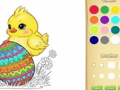 Jogo Livro de colorir da Páscoa para crianças online