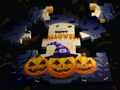 Jogo Quebra-cabeça de Halloween 3D online Jogo Quebra-cabeça de Halloween 3D online