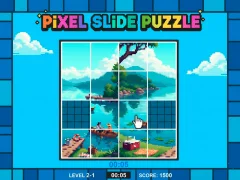 Jogo Quebra-cabeça de slides de pixels online
