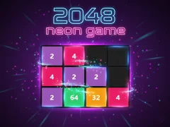 Jogo Jogo de néon 2048 online