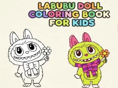 Jogo Livro de colorir de boneca Labubu para crianças online Jogo Livro de colorir de boneca Labubu para crianças online