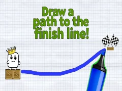 Jogo Desenhe um caminho para a linha de chegada! online