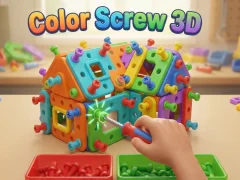 Jogo Parafuso colorido Modelo 3D online
