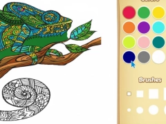 Jogo Livro de colorir de animais adultos para crianças online