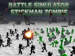 Jogo Simulador de Batalha Stickman Zumbi online
