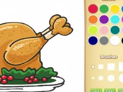 Jogo Livro para colorir alimentos para crianças online