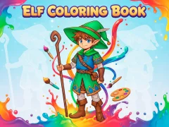 Jogo Livro para colorir de elfos online