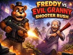Jogo Freddy vs Mal Granny Shooter Rush online