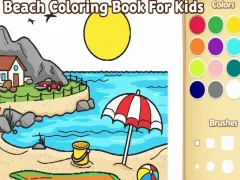 Jogo Livro de colorir de praia para crianças online Jogo Livro de colorir de praia para crianças online