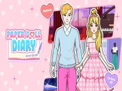 Jogo Diário da boneca de papel: Vista-se DIY online