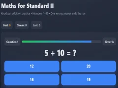 Jogo Matemática para o padrão II online