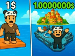 Jogo Roblox: magnata da jangada online
