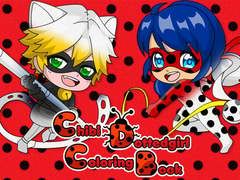 Jogo Livro de Colorir Menina Chibi com Pontos online