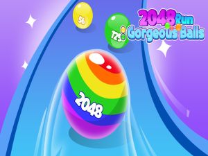 Jogo 2048 Run lindos bolas online