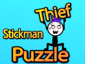 Jogo Quebra-cabeça de ladrão stickman online