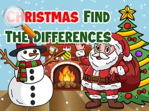 Jogo Natal encontre as diferenças online