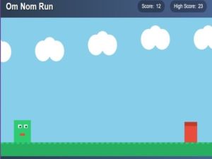 Jogo Om nom run 03 online