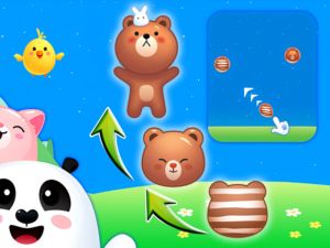 Jogo Merge de animais: atirador de bolhas online