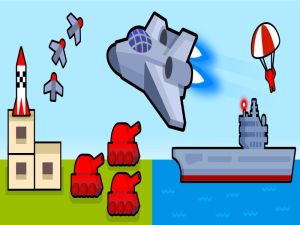 Jogo Plano de bombardeiro: ataque aéreo 2D online