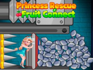 Jogo Princess Rescue Fruit Connect online