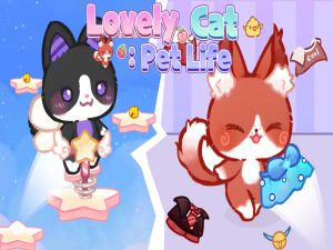 Jogo Linda vida de animais de estimação de gato online