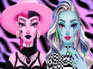 Jogo Maquiagem de Fantasia de Monsterela online