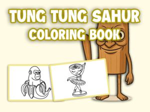 Jogo Tung Tung Sahur Coloring Book online