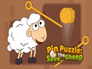 Jogo Pin Puzzle salve as ovelhas online