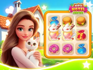 Jogo Merge Empire Hotel online