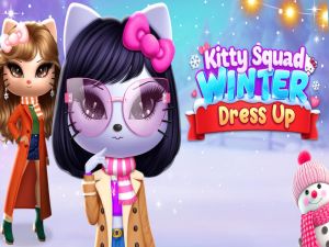 Jogo Vestido de inverno de Kitty Squad online