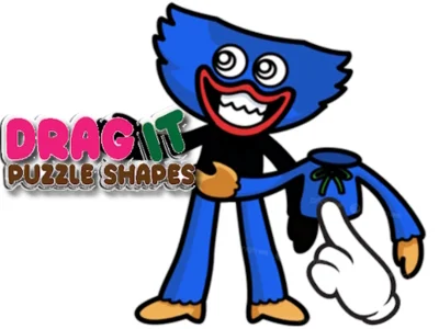 Jogo Arraste formas de quebra-cabeça online