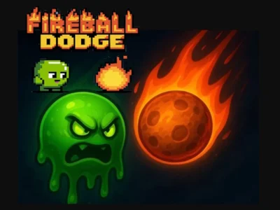 Jogo Esquiva da bola de fogo online