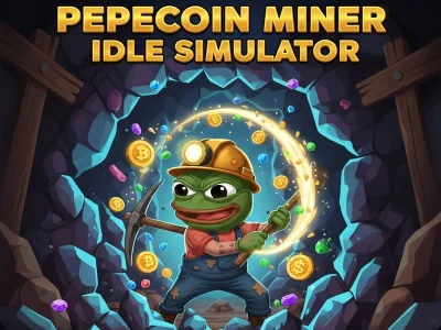 Jogo Simulador ocioso do minerador Pepecoin online