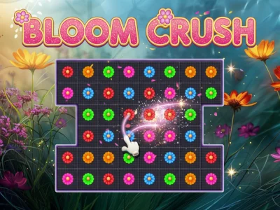 Jogo Esmagamento de flores online