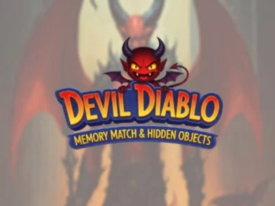 Jogo Devil Diablo Memory Match e objetos ocultos online