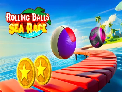 Jogo Rolling Balls Sea Race online