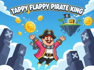 Jogo Rei Pirata Tappy Flappy online