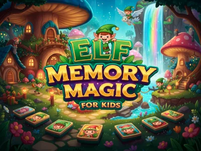 Jogo Magia de memória de elfo para crianças online