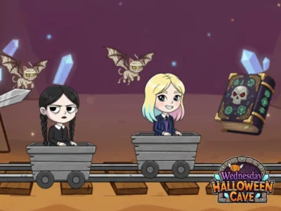 Jogo Caverna de Halloween de quarta-feira online