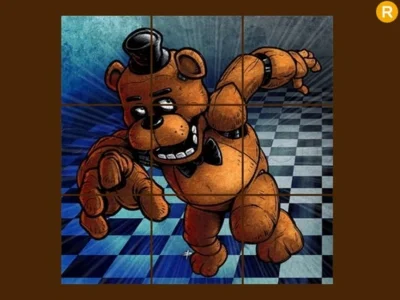 Jogo Quebra-cabeça deslizante Fnaf Freddy online