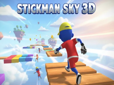 Jogo Céu Stickman 3D online