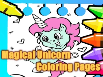 Jogo Desenhos para colorir de unicórnio mágico online