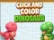 Jogo Clique e pinte dinossauros online