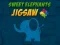 Jogo Quebra-Cabeça de Elefantes Doces online