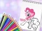 Jogo Livro de Colorir de Pônei Fofo online