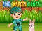Jogo Encontrar Nomes de Insetos online