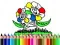 Jogo De Volta às Aulas: Colorindo Flores online