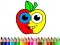 Jogo De Volta à Escola: Livro de Colorir de Maçãs online