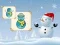 Jogo Colorir o Boneco de Neve Feliz online